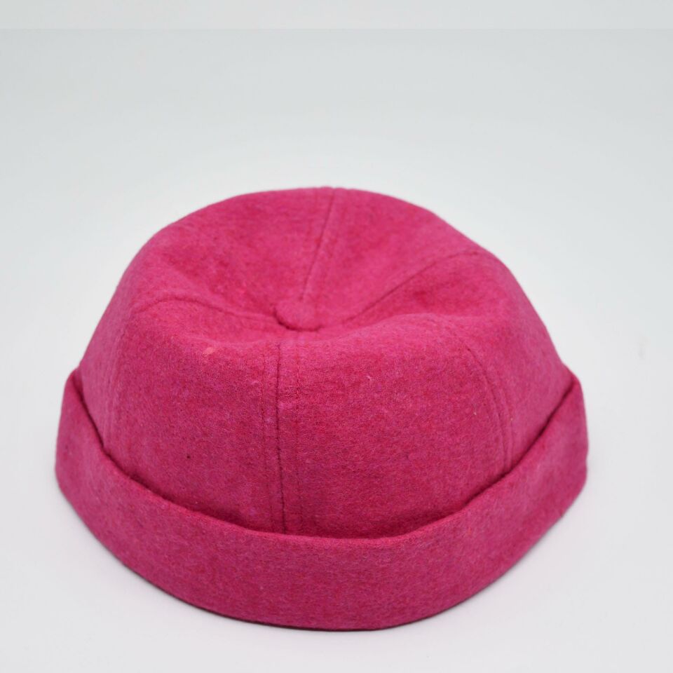Etnik Desen Kısa Docker Şapka Vintage Cap Kasket