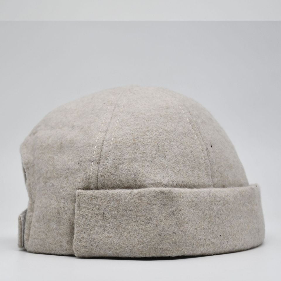 Etnik Desen Kısa Docker Şapka Vintage Cap Kasket