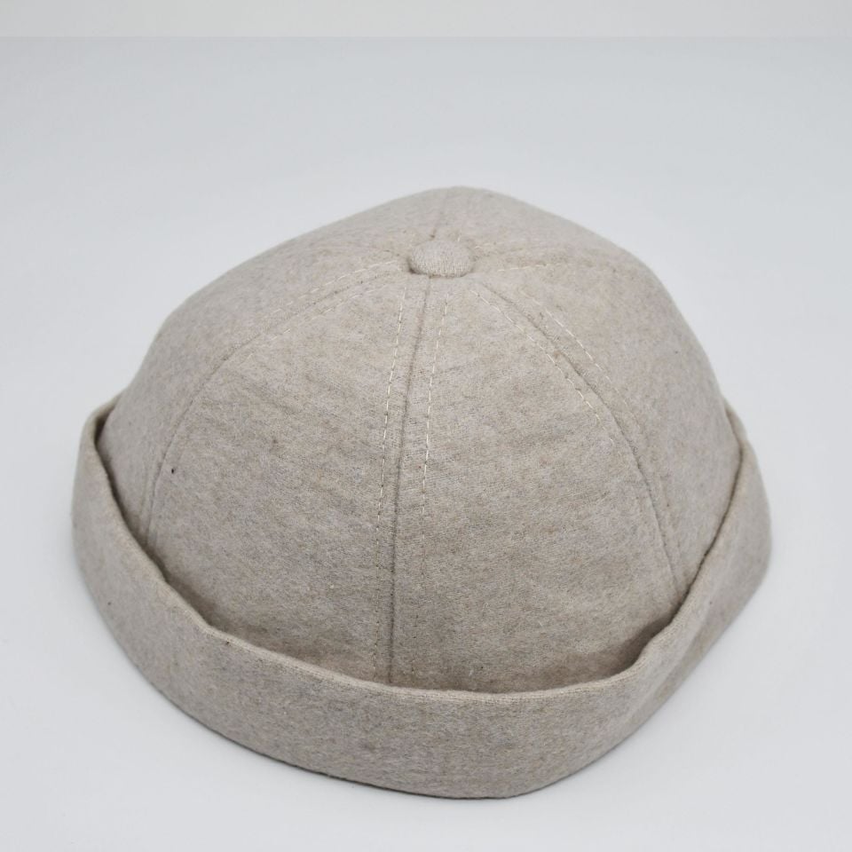 Etnik Desen Kısa Docker Şapka Vintage Cap Kasket