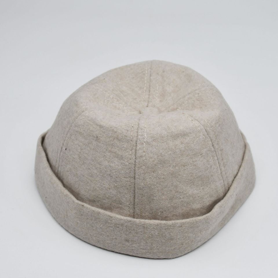 Etnik Desen Kısa Docker Şapka Vintage Cap Kasket