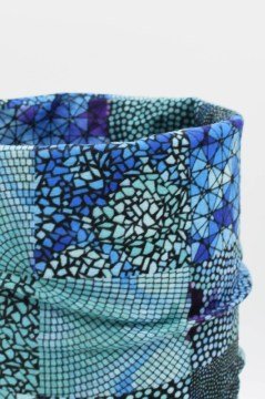 Etnik Mavi Unisex Boyunluk Bandana