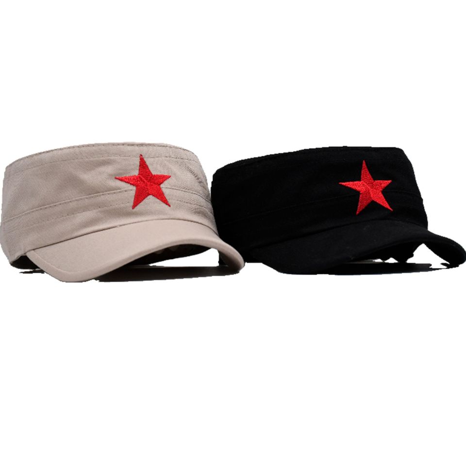 Castro Siyah Ve Bej Şapka Ikili Set Kastro Set Yıldızlı Unisex