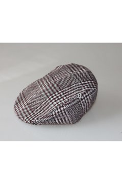 Erkek Kasket Yün Ekose Tartan Scotch Cap Şapka