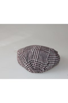 Erkek Kasket Yün Ekose Tartan Scotch Cap Şapka