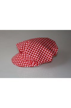 Kırmızı Bayan Şapka Kadın Kasket Yazlık Çok Hafif Flat Cap