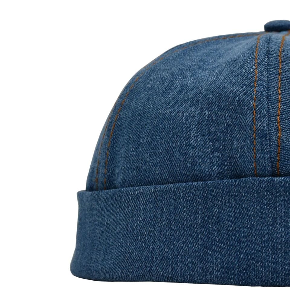 Kadın Kot Şapka Denim Sipersiz Cap