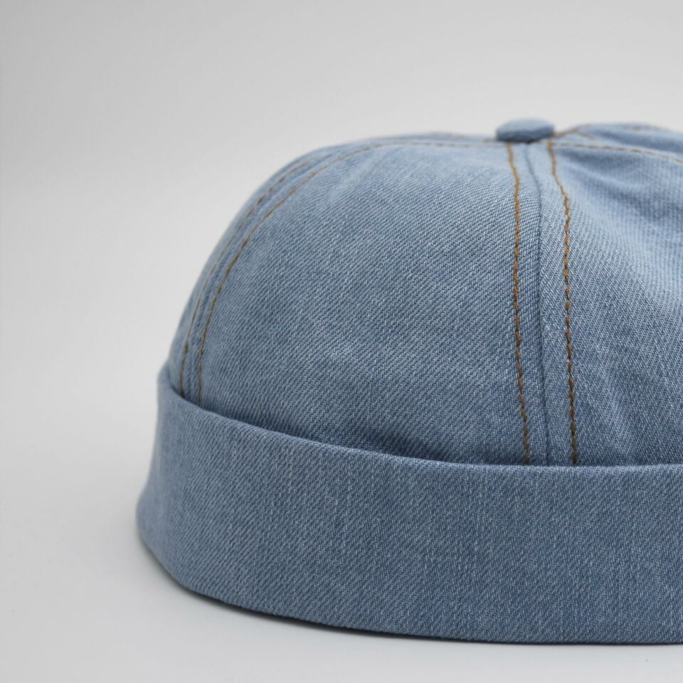 Kadın Kot Şapka Denim Sipersiz Cap