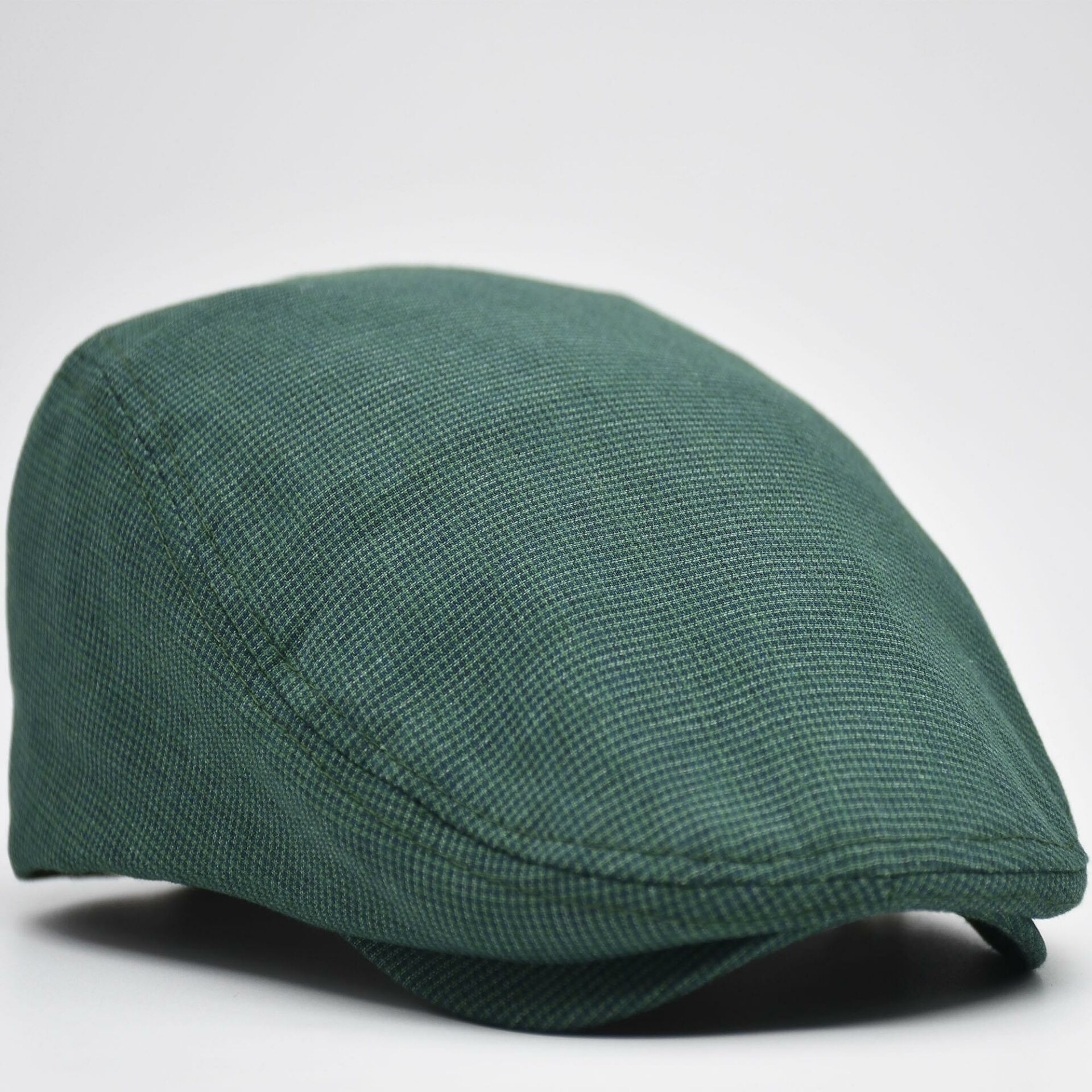 Erkek Kasket Keten Yazlık Flat Cap Şapka