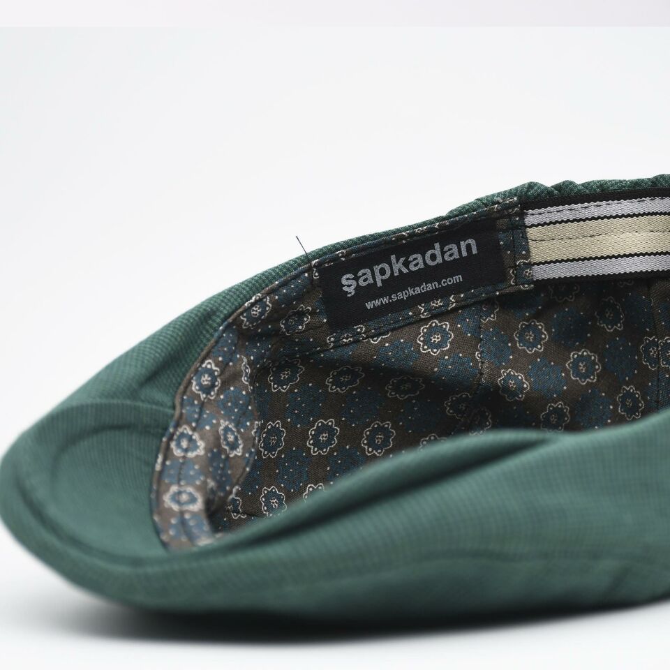 Erkek Kasket Keten Yazlık Flat Cap Şapka