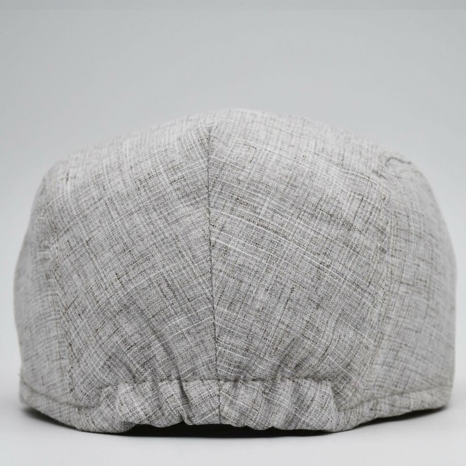 Erkek Kasket Keten Yazlık Flat Cap Şapka