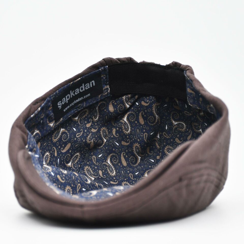 Erkek Kasket Keten Yazlık Flat Cap Şapka