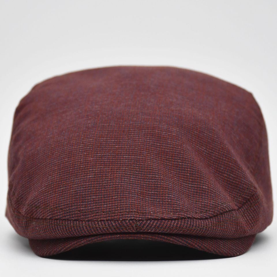 Erkek Kasket Keten Yazlık Flat Cap Şapka
