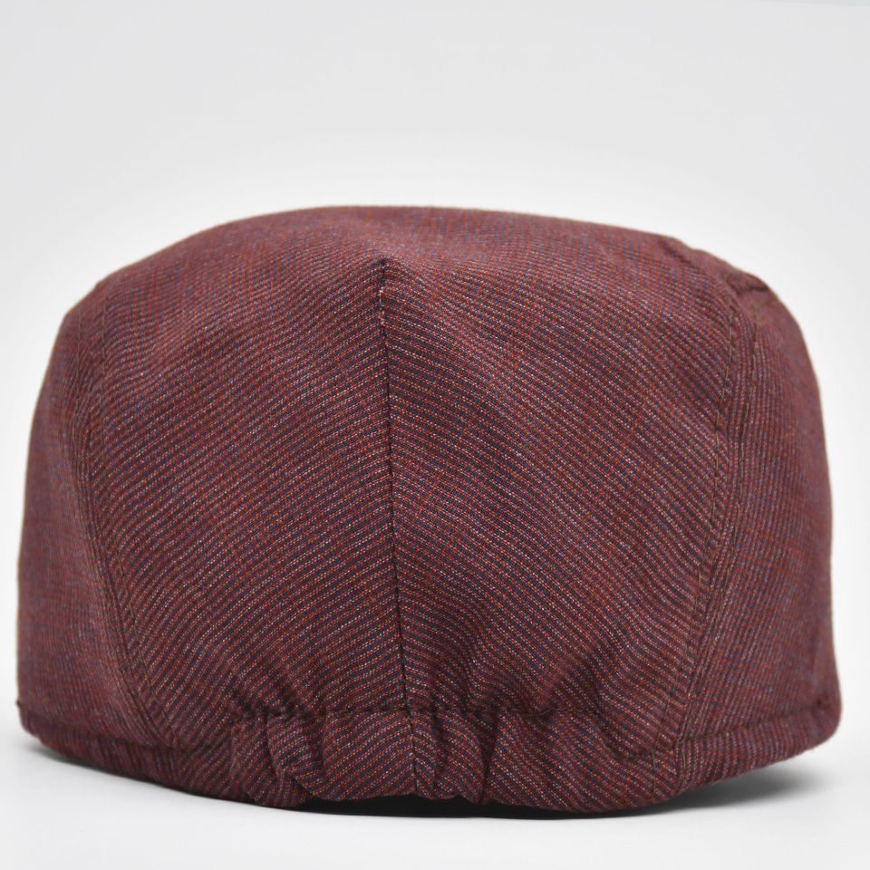 Erkek Kasket Keten Yazlık Flat Cap Şapka