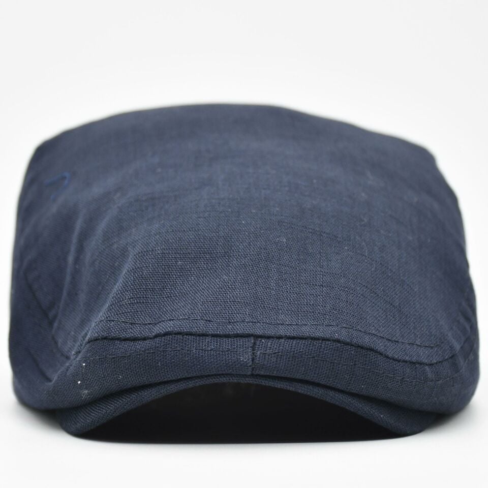 Erkek Kasket Keten Yazlık Flat Cap Şapka