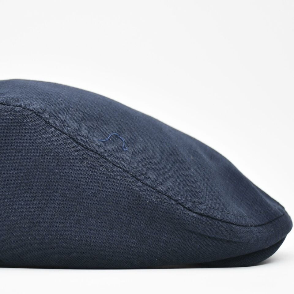 Erkek Kasket Keten Yazlık Flat Cap Şapka