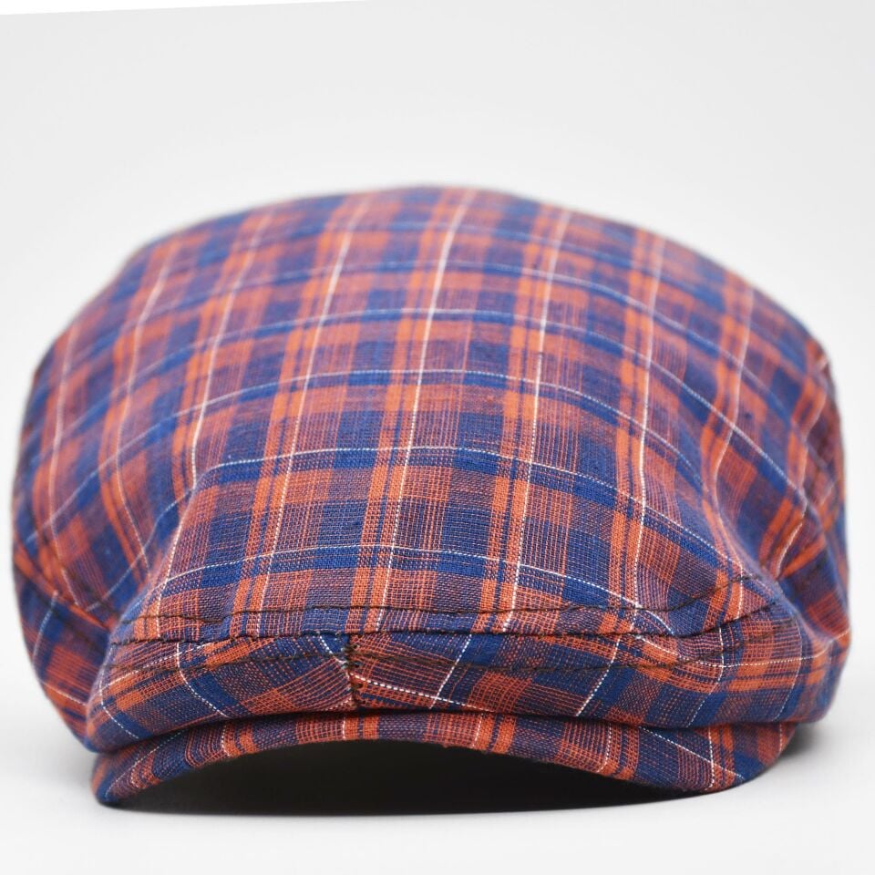 Erkek Kasket Keten Yazlık Flat Cap Şapka