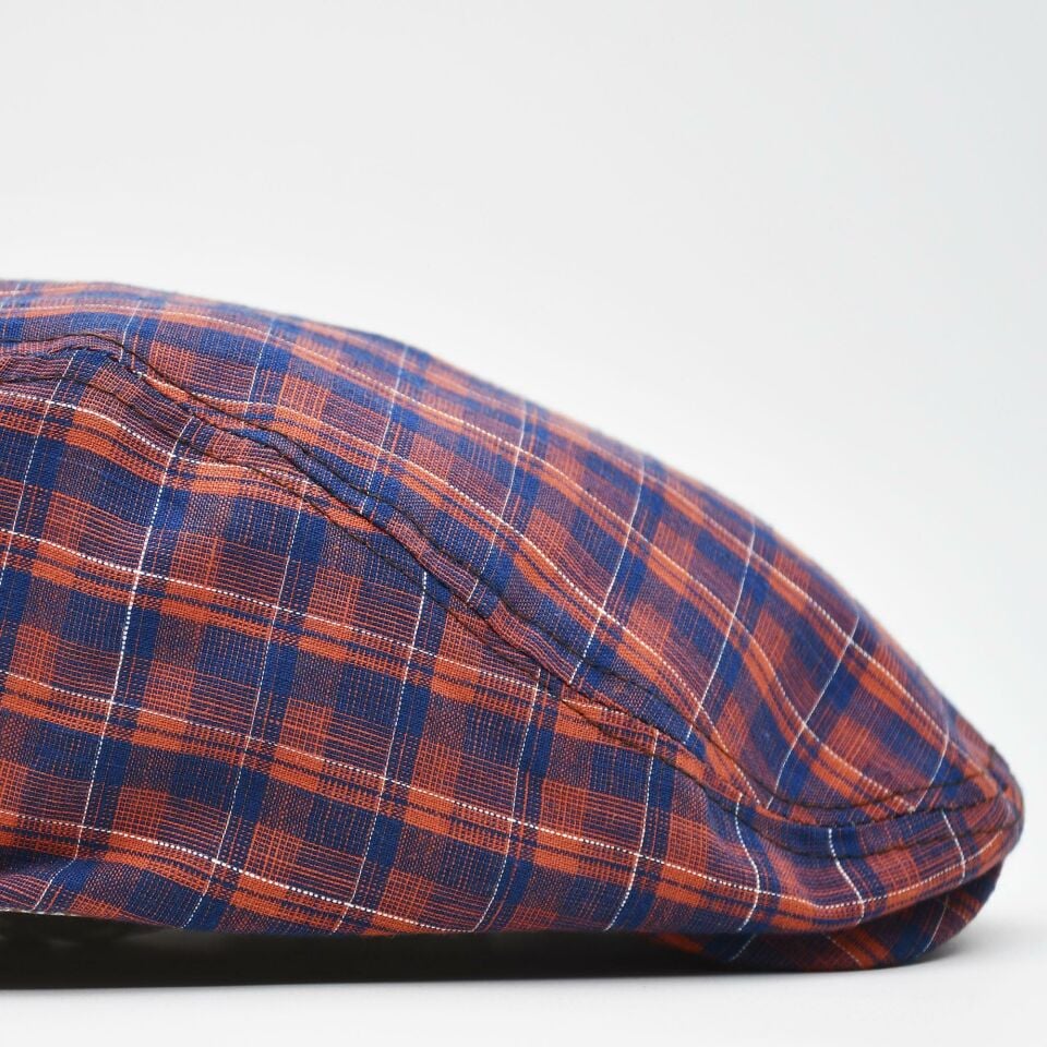 Erkek Kasket Keten Yazlık Flat Cap Şapka