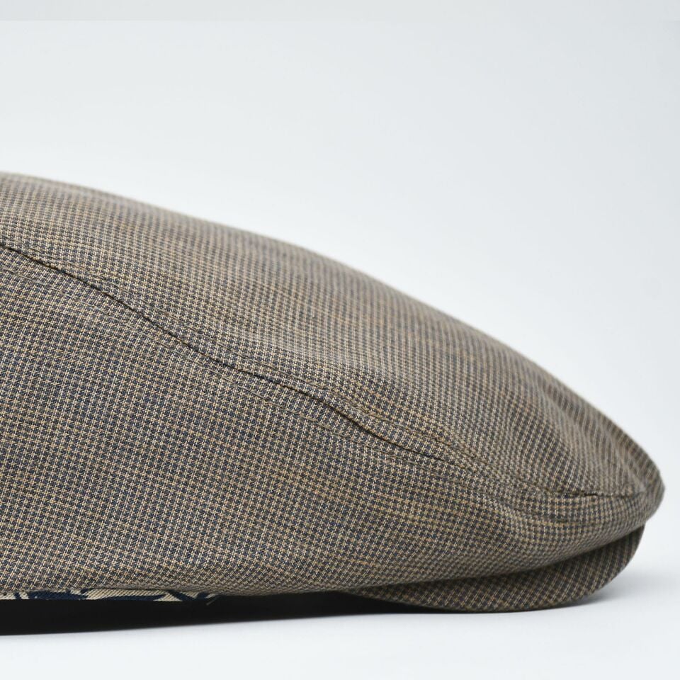 Erkek Kasket Keten Yazlık Flat Cap Şapka