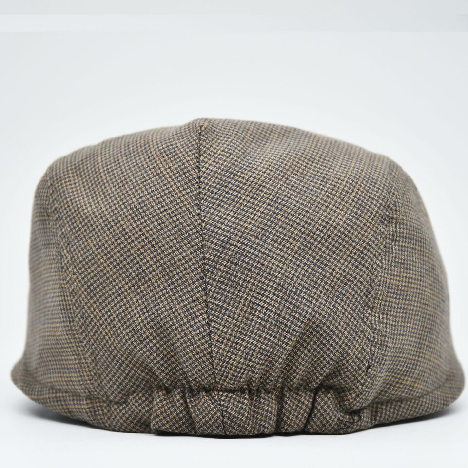 Erkek Kasket Keten Yazlık Flat Cap Şapka