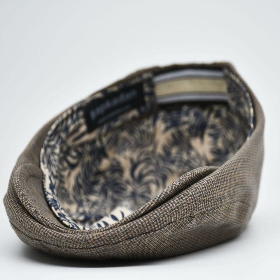 Erkek Kasket Keten Yazlık Flat Cap Şapka