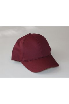%100 Pamuk Kadın Şapka Kilitli Gabardin Kep-Bordo