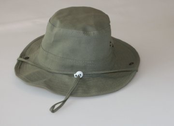 Unisex Yazlık Katlanabilir Safari Fötr Şapkası Keten Haki