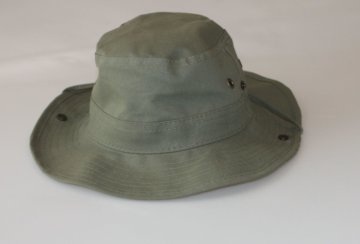 Unisex Yazlık Katlanabilir Safari Fötr Şapkası Keten Haki