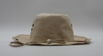 Unisex Bej Yazlık Katlanabilir Safari Şapka