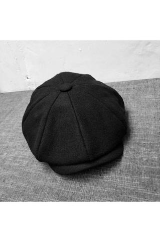 Kışlık Kaşe Kumaş Erkek Şapka Kasket Newsboy Peaky Blinders Kap Hat