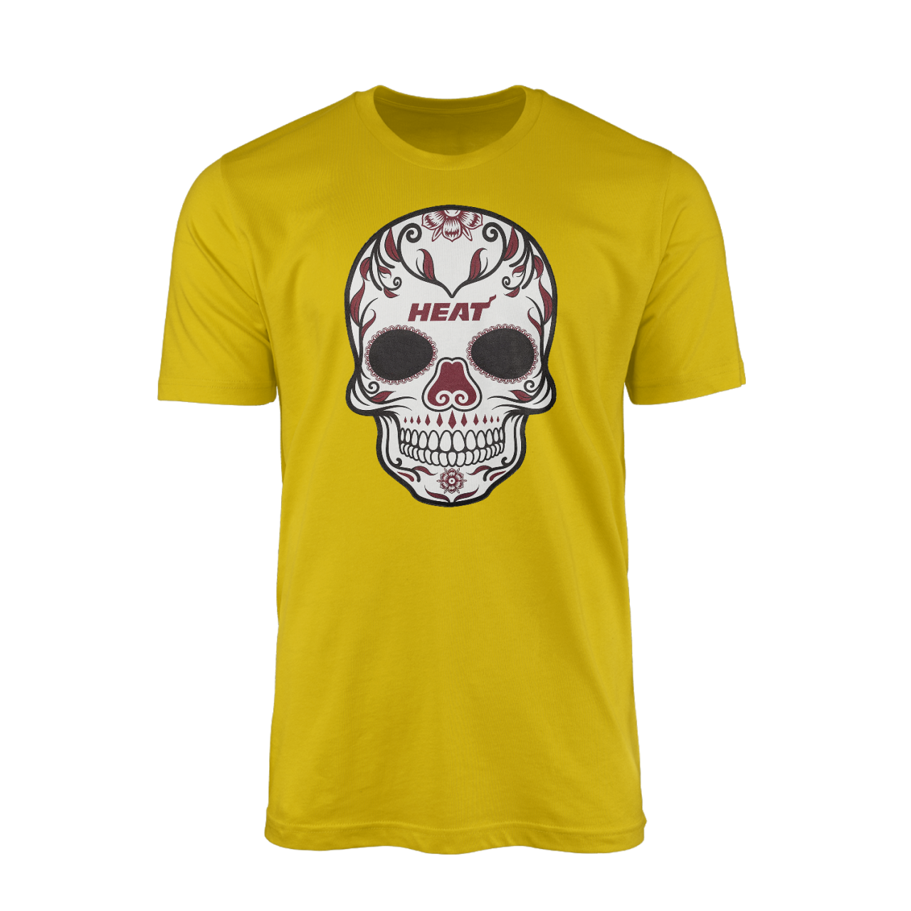 Miami Skull Sarı Tshirt