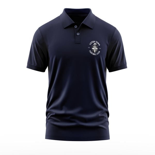 Luton Town FC Koyu Lacivert Polo Tişört