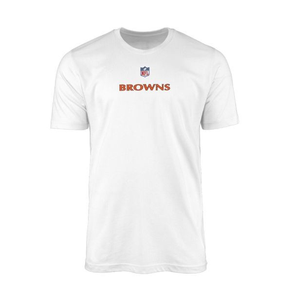 Cleveland Browns Iconic Beyaz Tshirt