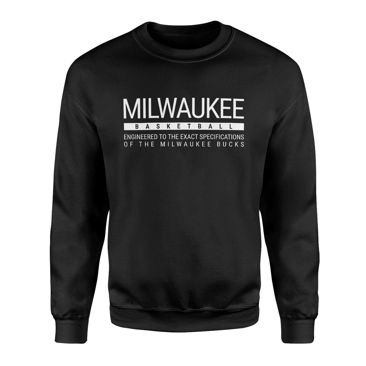 Milwaukee Basketball Siyah Sweatshirt