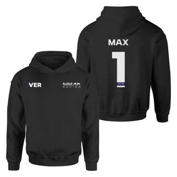 Max Verstappen 1 RB Racing ID Siyah Hoodie