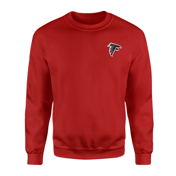 Atlanta Falcons Superior Logo Kırmızı Sweatshirt