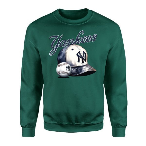 Yankees Nefti Yeşili Sweatshirt