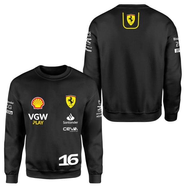 Scuderia Ferrari 2024 Charles Leclerc 16 Driver Edition Sweatshirt