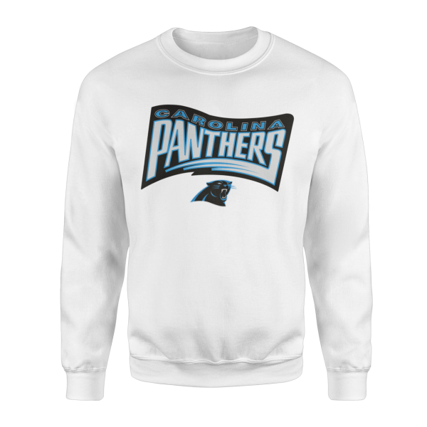 Carolina Panthers Beyaz Sweatshirt