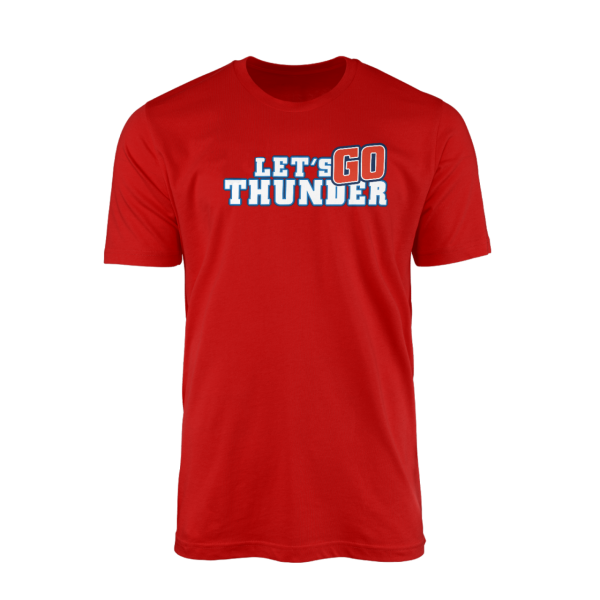 Oklahoma City Lets Go Kırmızı Tshirt