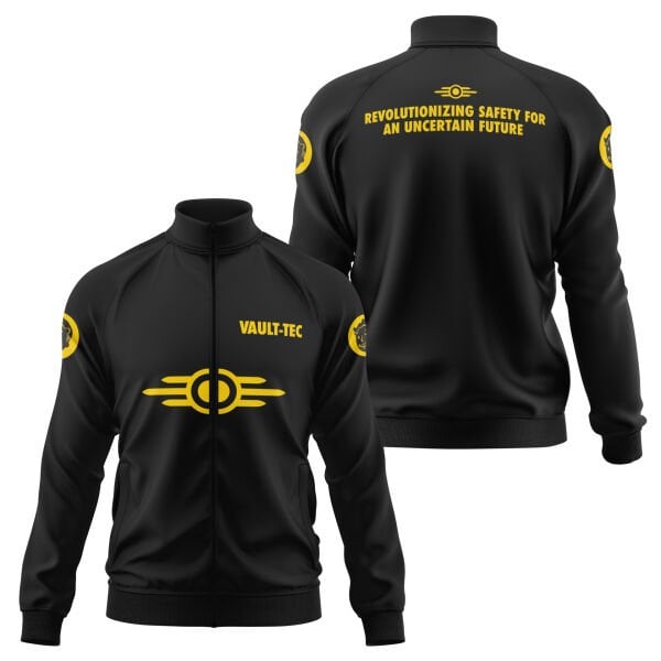 VAULT-TEC Premium Edition Fermuarlı Sweatshirt