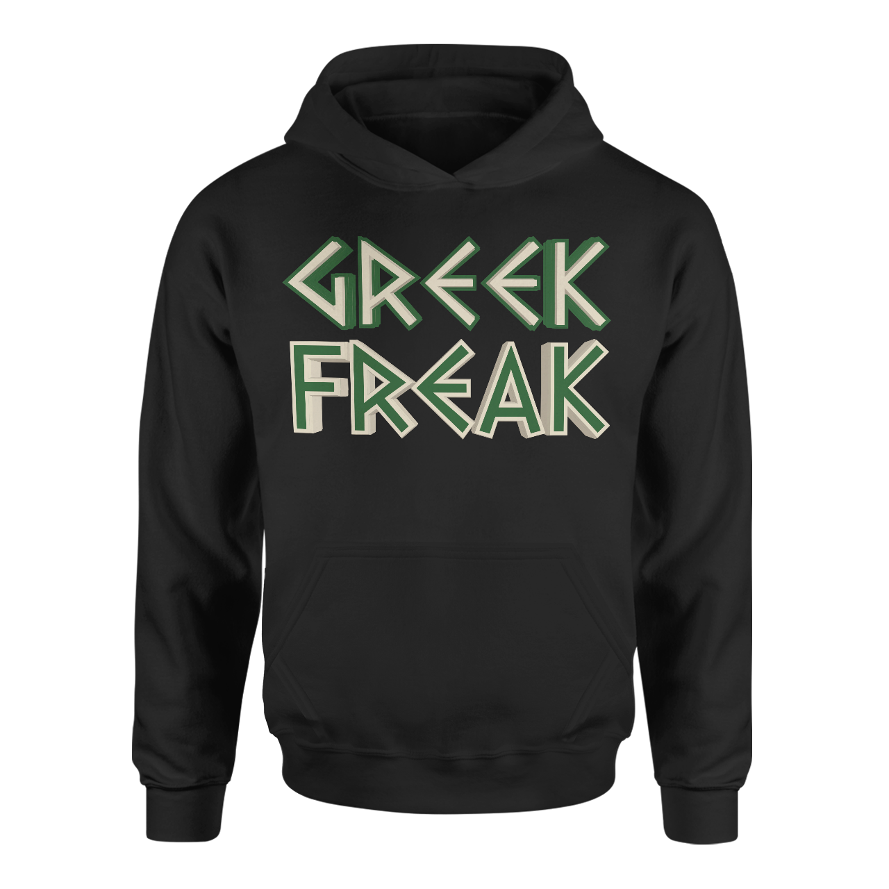 Greek Freak Siyah Hoodie