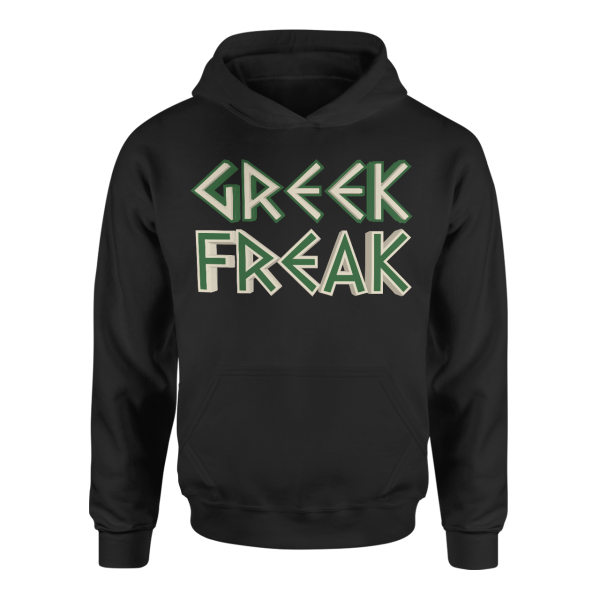 Greek Freak Siyah Hoodie