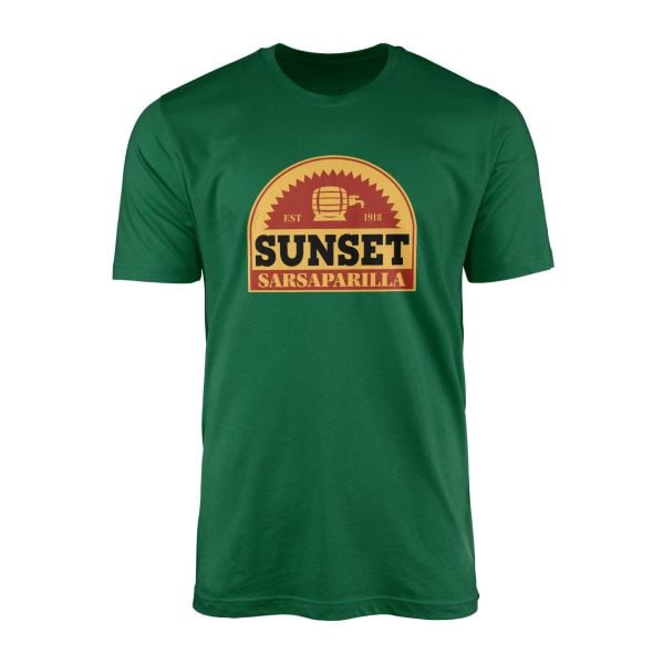 Sunset Sarsaparilla | Fallout Yeşil Tişört