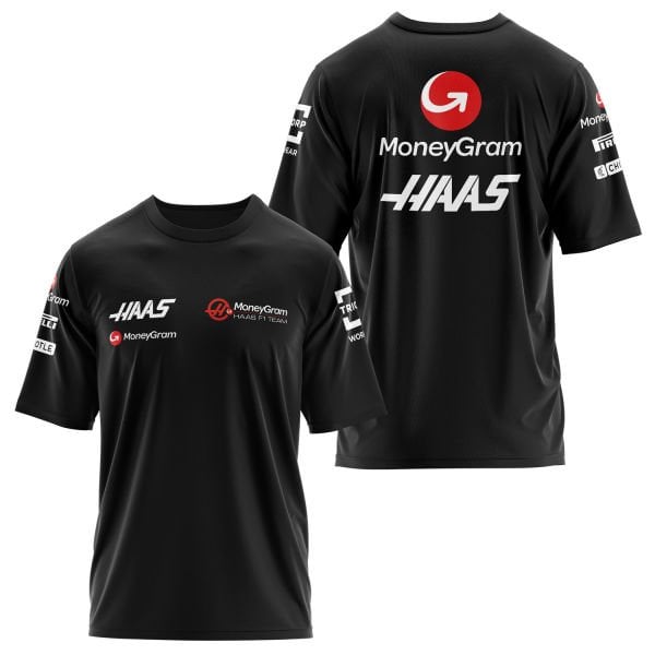 Haas Racing 2024 Teamline White Oversize Tişört