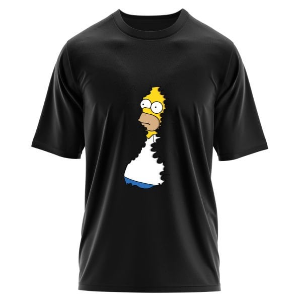 Homer in Hedges | The Simpsons Oversize Tişört