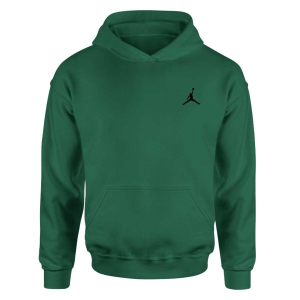 Air Jordan Superior Logo Yeşil Hoodie