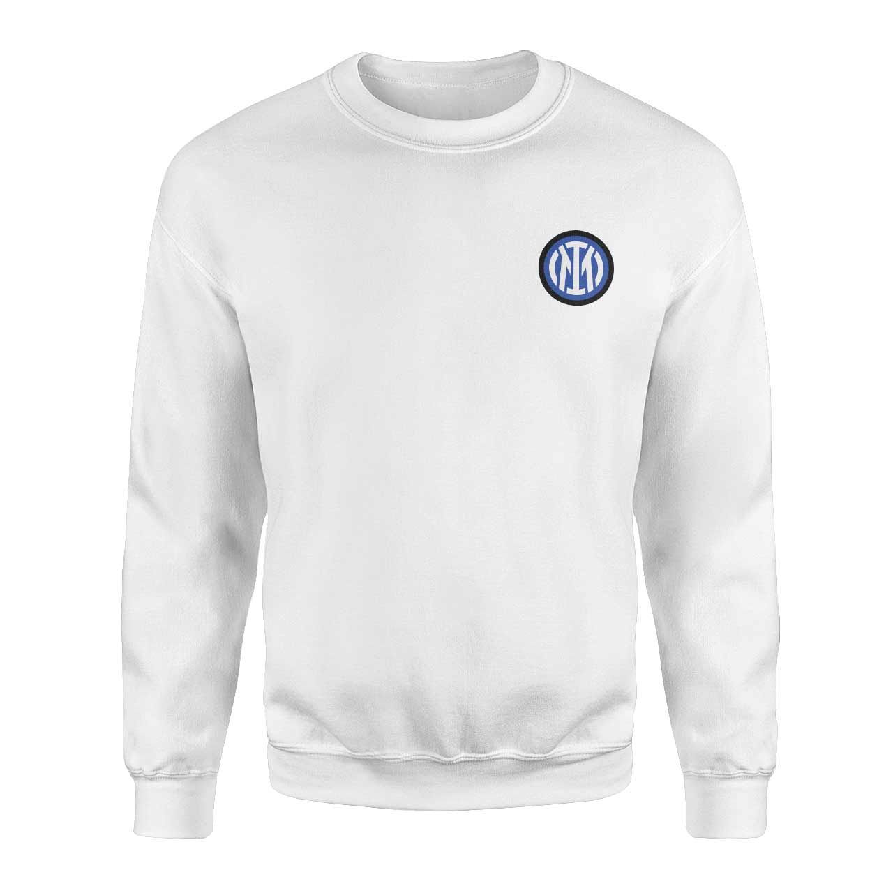 Inter Milan Beyaz Sweatshirt