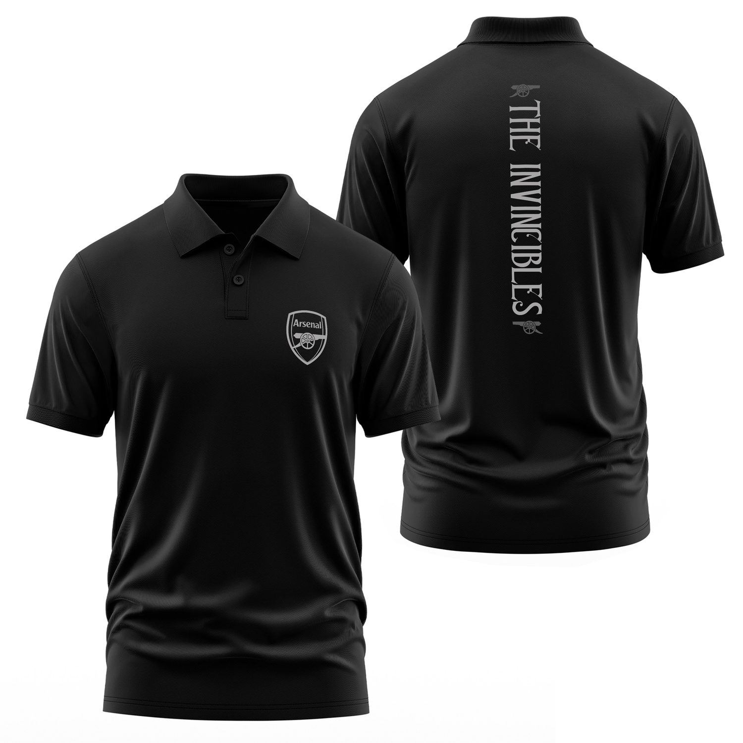 Arsenal Football Club | The Invincibles Polo Tişört M - Siyah | OUTLET