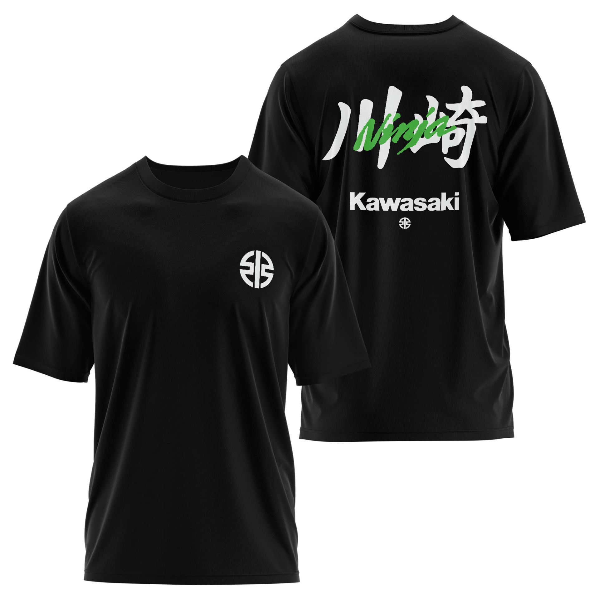 Kawasaki Ninja Edition Siyah Oversize Tişört