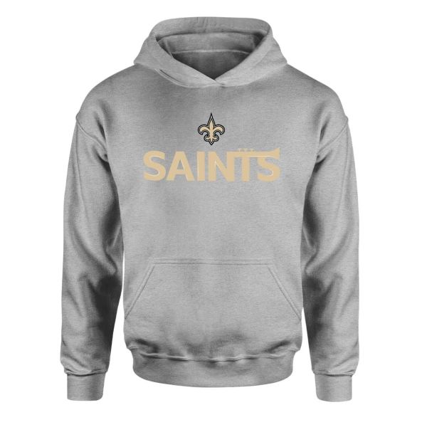 New Orleans Saints Gri Hoodie